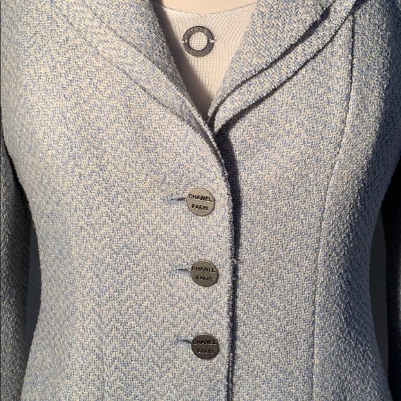 Chanel Blue & silver Stunning Jacket - Picture 2 of 13